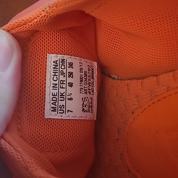 Yohji Yamamoto Adidas Y3 Orange Slip On Sneakers - Picture 6 of 10